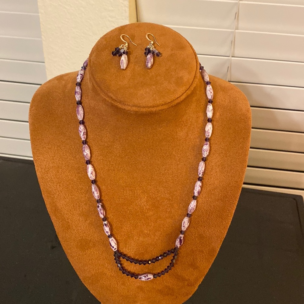 Necklace and Earrings